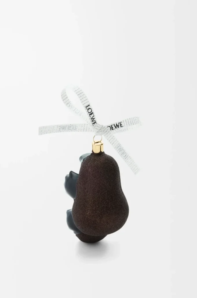 Adorno de vidrio soplado Chocolate/Negro