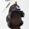 Adorno de vidrio soplado Chocolate/Negro