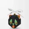 Adorno Futurist Cat en vidrio soplado Negro/Verde Adorno Futurist Cat en vidrio soplado Negro/Verde
