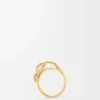 Anillo apilable de plata de ley Oro
