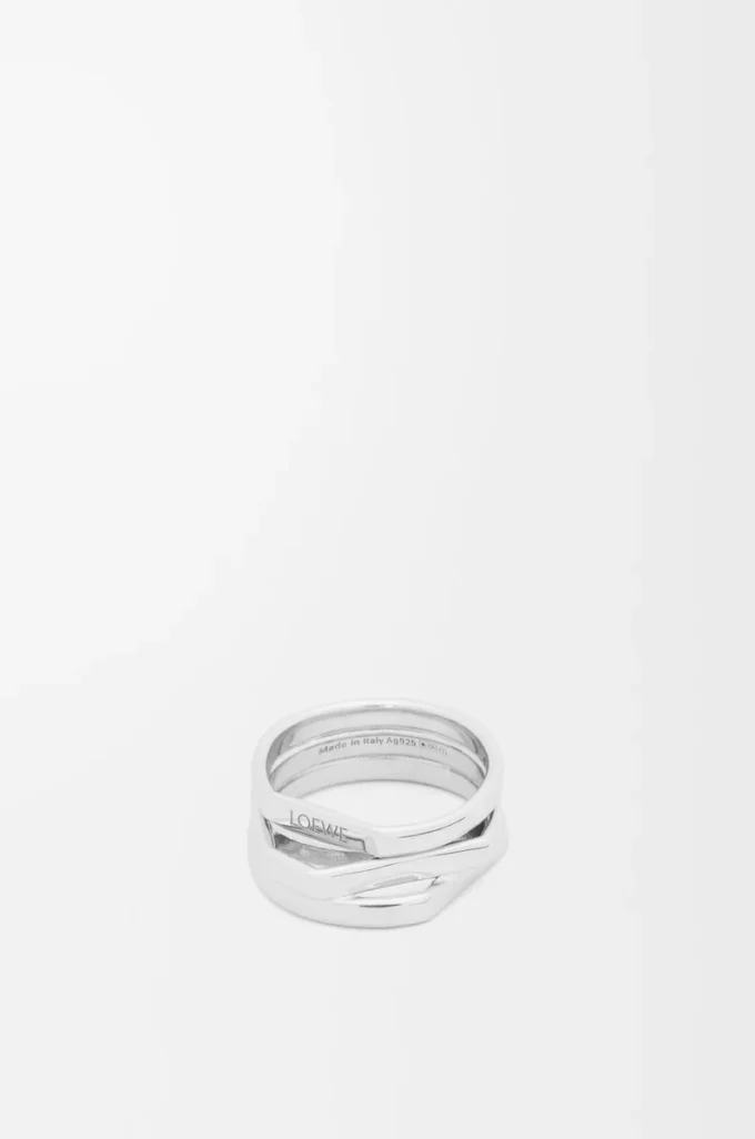 Anillo apilable en plata de ley Plata