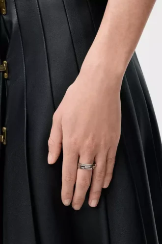 Anillo apilable en plata de ley Plata
