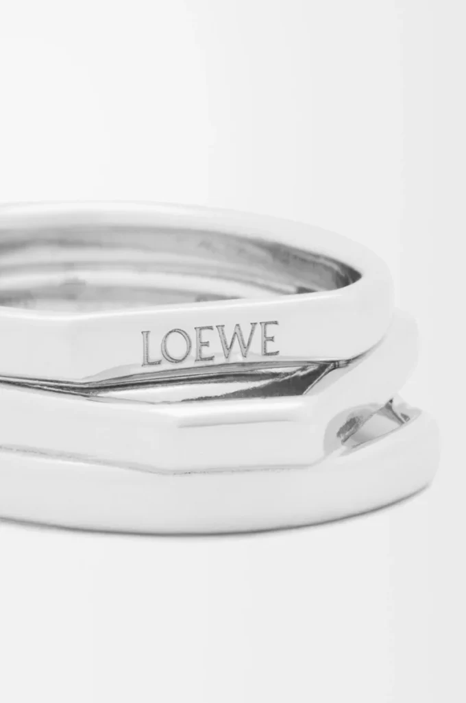 Anillo apilable en plata de ley Plata
