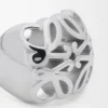 Anillo con sello Anagram Bombé en plata de ley Plata