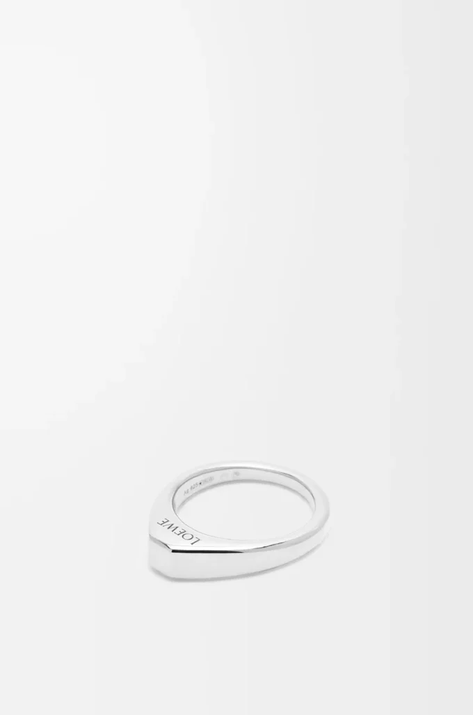 Anillo estribo en plata de ley Plata