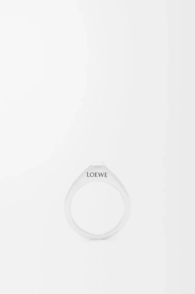 Anillo estribo en plata de ley Plata