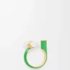 Anillo Flor en plata de ley y esmalte Oro/Blanco
