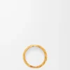 Anillo trenzado en plata de ley Oro