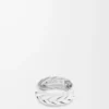Anillo trenzado en plata de ley Plata