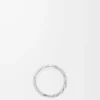 Anillo trenzado en plata de ley Plata