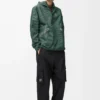 Anorak Storm en tejido técnico verde/negro