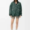 Anorak Storm en tejido técnico verde/negro