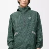 Anorak Storm en tejido técnico verde/negro