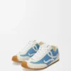 Ballet Runner 2.0 en nylon y piel de becerro Azul/Blanco/Blanco suave Ballet Runner 2.0 en nylon y piel de becerro Azul/Blanco/Blanco suave