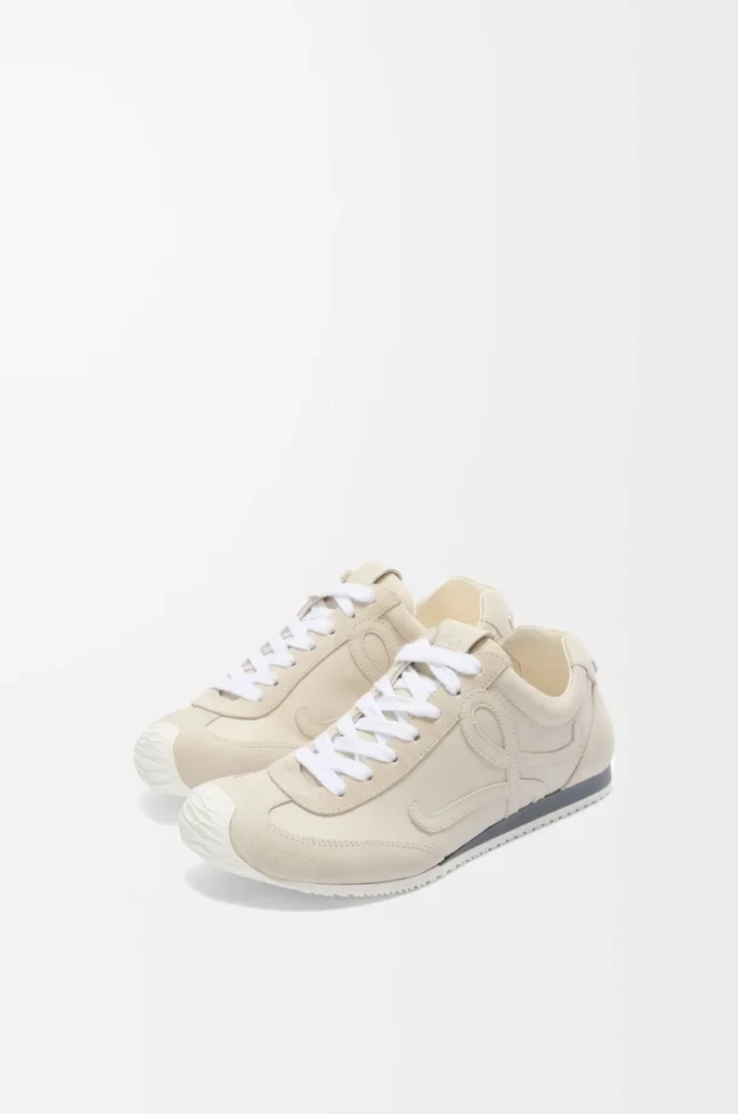 Ballet Runner 2.0 en suave piel de becerro Blanca Ballet Runner 2.0 en suave piel de becerro Blanca