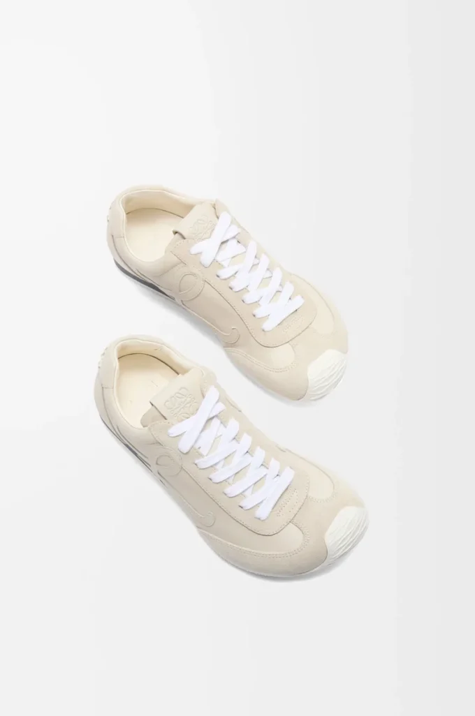 Ballet Runner 2.0 en suave piel de becerro Blanco Ballet Runner 2.0 en suave piel de becerro Blanco