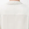 Blusa de seda blanca