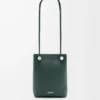 Bolsa Pebble en piel de becerro lisa Sherwood Bolsa Pebble en piel de becerro lisa Sherwood