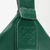 Bolso bandolera Cubi en piel de becerro lisa y suave y jacquard Evergreen Bolso bandolera Cubi en piel de becerro lisa y suave y jacquard Evergreen