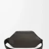 Bolso convertible en piel de becerro clásica Gris oscuro Bolso convertible en piel de becerro clásica Gris oscuro