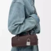 Bolso corto Amazona 23 en piel de becerro brillante Marrón oscuro Bolso corto Amazona 23 en piel de becerro brillante Marrón oscuro