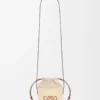 Bolso cuadrado en palma iraca y piel de becerro Natural/Tan Bolso cuadrado en palma iraca y piel de becerro Natural/Tan