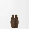 Bolso de mano Flamenco mediano en nubuck granulado Tundra