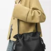 Bolso de mano Flamenco mediano en piel de becerro napa Black Bolso de mano Flamenco mediano en piel de becerro napa Black