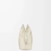 Bolso de mano Flamenco mediano en piel de becerro napa Sea Salt Bolso de mano Flamenco mediano en piel de becerro napa Sea Salt