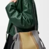 Bolso de mano Flamenco mediano Landscape en piel de becerro napa Sparkling Grey/Butter Bolso de mano Flamenco mediano Landscape en piel de becerro napa Sparkling Grey/Butter