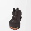 Bolso de mano Futurist Cat en piel de becerro clásica Dark Taupe Bolso de mano Futurist Cat en piel de becerro clásica Dark Taupe