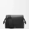 Bolso Flamenco en piel de becerro flexible y brillante Negro Bolso Flamenco en piel de becerro flexible y brillante Negro