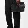Bolso Flamenco en piel de becerro flexible y brillante Negro Bolso Flamenco en piel de becerro flexible y brillante Negro