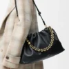 Bolso Flamenco grande en suave piel de cordero napa Negro Bolso Flamenco grande en suave piel de cordero napa Negro