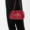 Bolso Flamenco mediano en piel de cordero napa suave Burnt Red Bolso Flamenco mediano en piel de cordero napa suave Burnt Red