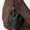 Bolso Flamenco mediano en suave piel de cordero napa. Negro Bolso Flamenco mediano en suave piel de cordero napa. Negro