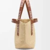 Bolso Fold Shopper en rafia Natural/Tan Bolso Fold Shopper en rafia Natural/Tan