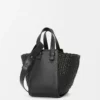 Bolso Hammock compacto en piel de becerro Negro