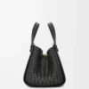 Bolso Hammock compacto en piel de becerro Negro