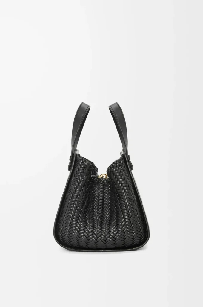 Bolso Hammock compacto en piel de becerro Negro