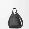 Bolso Hammock compacto en piel de becerro Negro