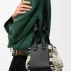 Bolso Hammock compacto en tejido textil Negro/Blanco