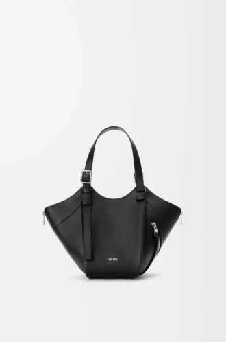 Bolso Hammock Flip en piel de becerro clásica Black