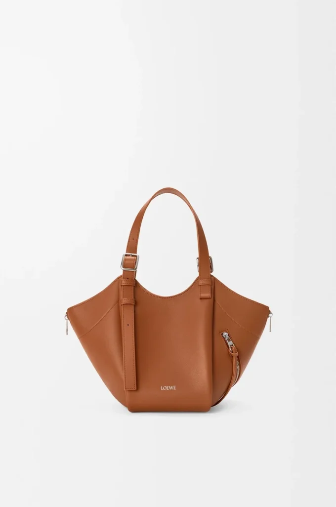 Bolso Hammock Flip en piel de becerro clásica color ardilla Bolso Hammock Flip en piel de becerro clásica color ardilla