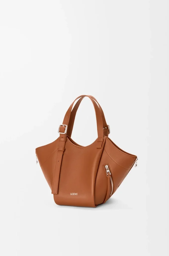 Bolso Hammock Flip en piel de becerro clásica color ardilla Bolso Hammock Flip en piel de becerro clásica color ardilla