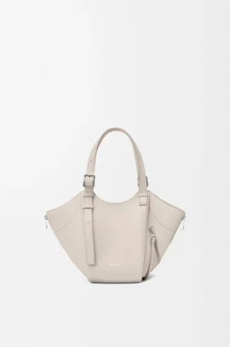 Bolso Hammock Flip en piel de becerro clásica Light Ghost