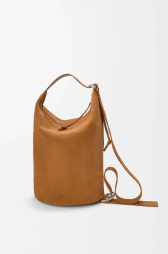 Bolso Loop de piel de becerro ante Tabaco
