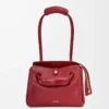 Bolso Madrid pequeño en piel de becerro flexible Burnt Red Bolso Madrid pequeño en piel de becerro flexible Burnt Red