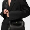 Bolso Madrid pequeño en piel de becerro flexible, color negro Bolso Madrid pequeño en piel de becerro flexible, color negro