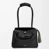 Bolso Madrid pequeño en piel de becerro flexible, color negro Bolso Madrid pequeño en piel de becerro flexible, color negro
